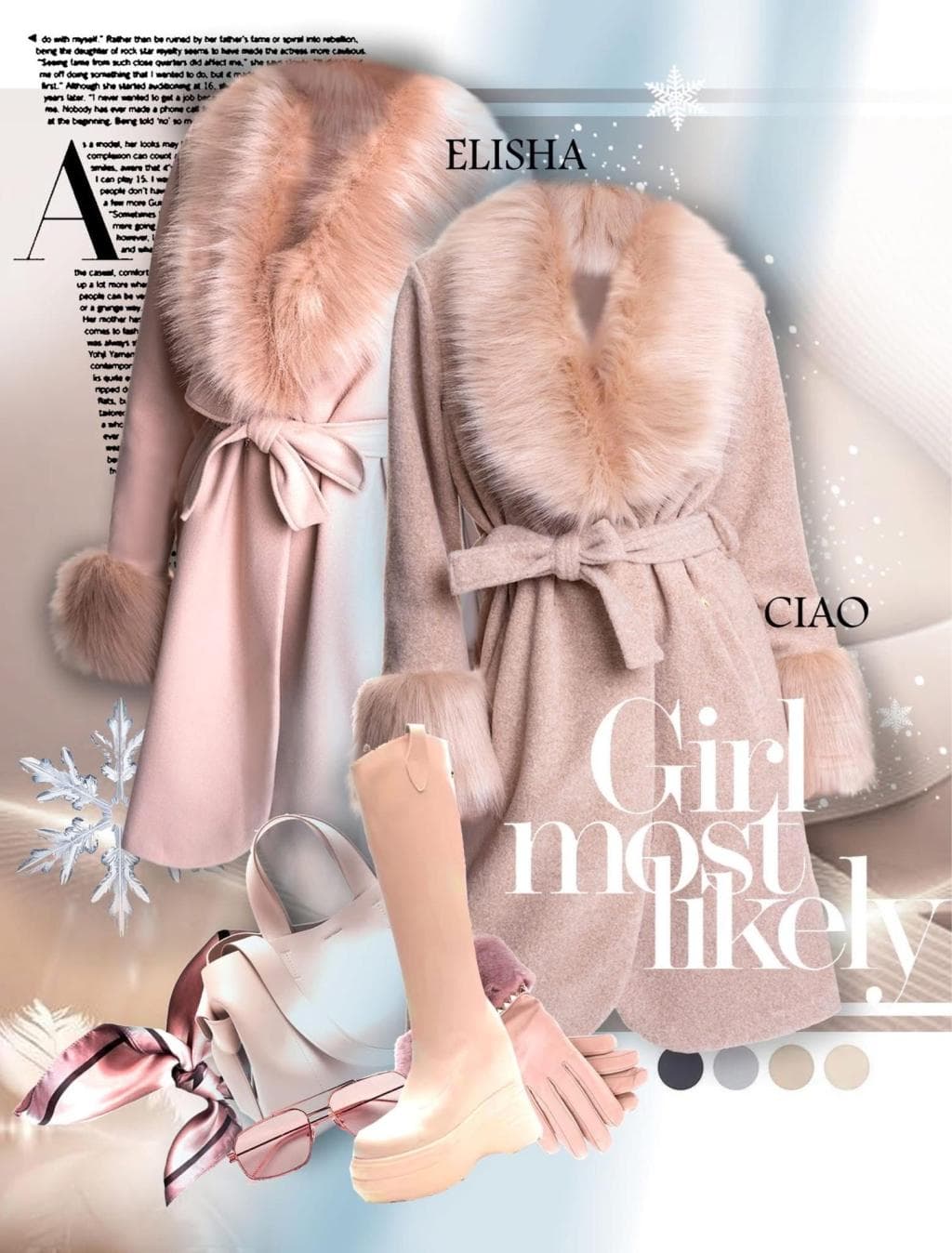 Elisha & Ciao szövetkabátok    2025 F/W