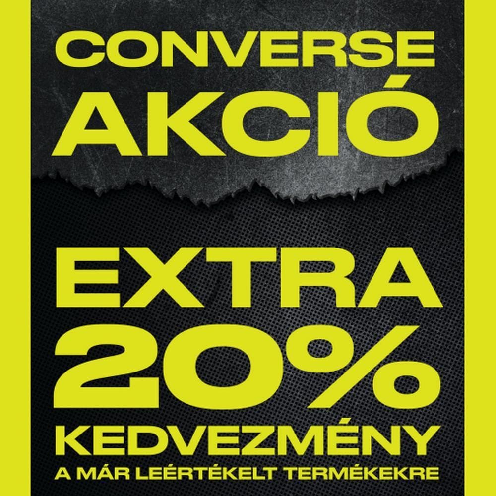 Akció a Converse üzletben
