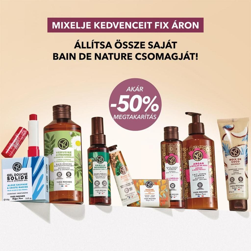 🌟 Kényeztesse magát a természet erejével az Yves Rocher-nál