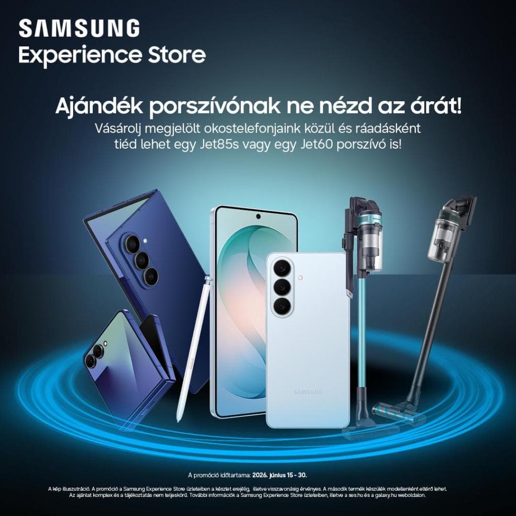 Ráadás porszívó a Samsungban!