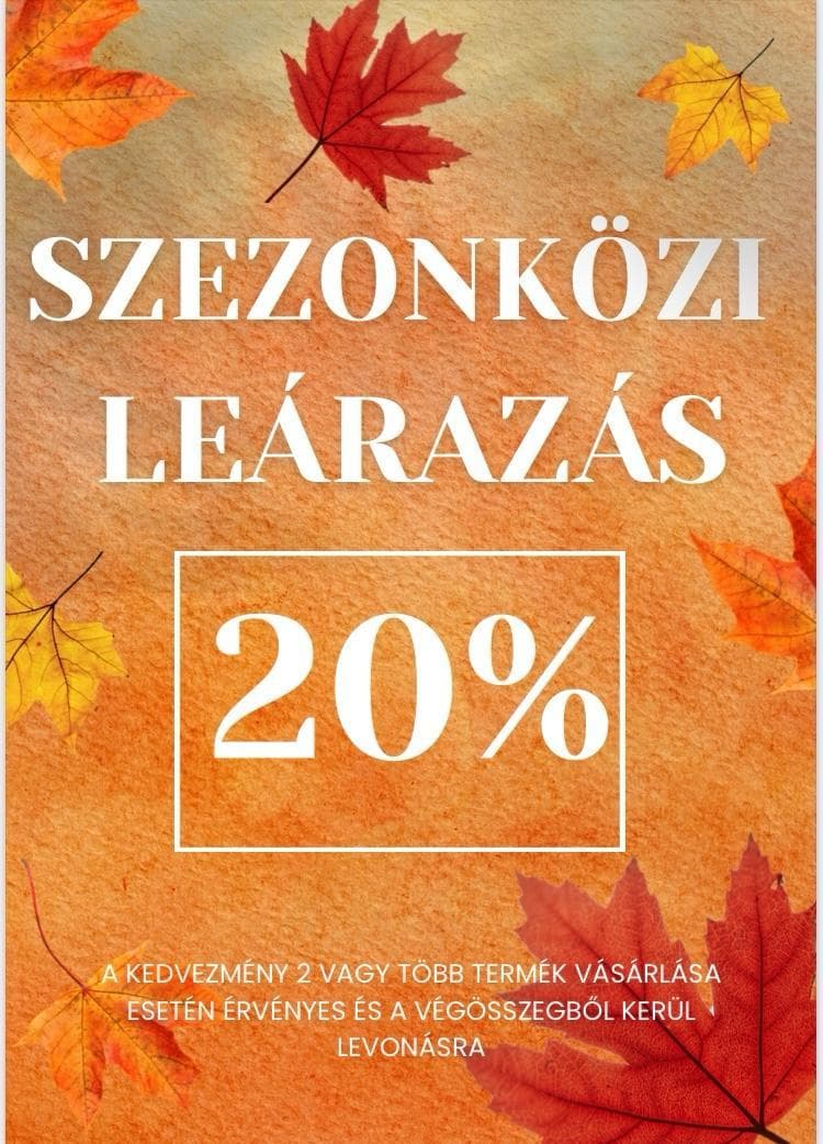 Őszi leárazás 🍁