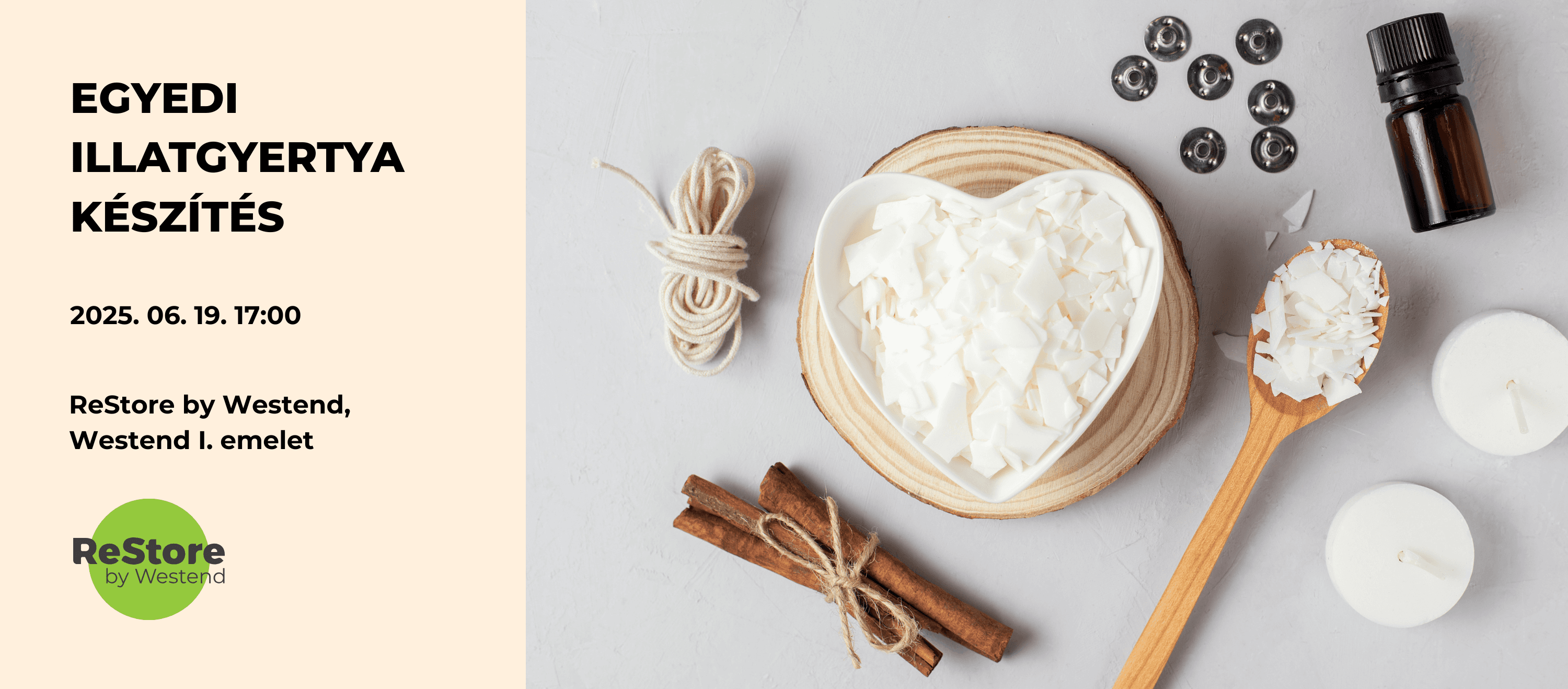 Egyedi illatgyertya készítés I.