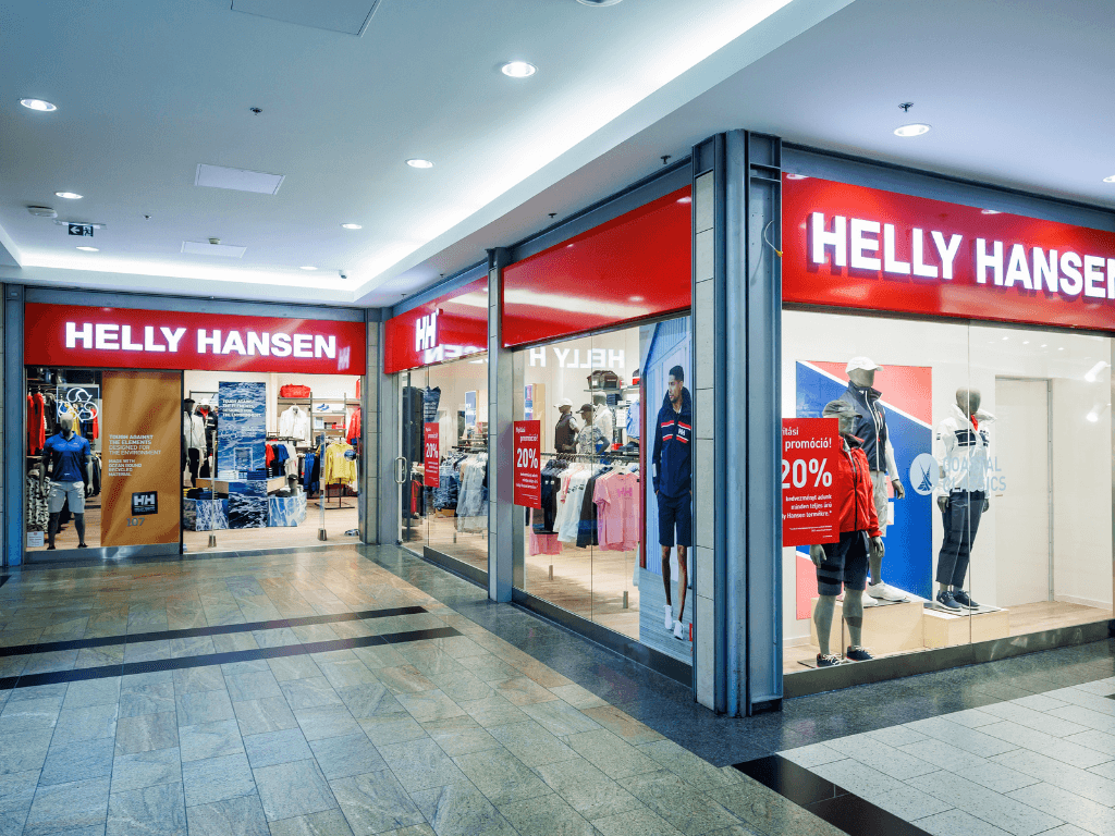 helly hansen store front