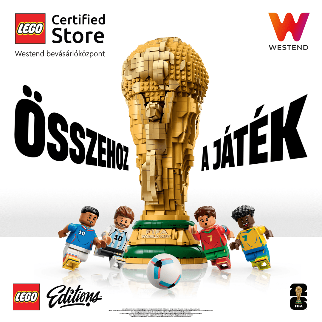 Ünnepeld velünk a foci VB-t! LEGO® programokkal várunk a Westendben!