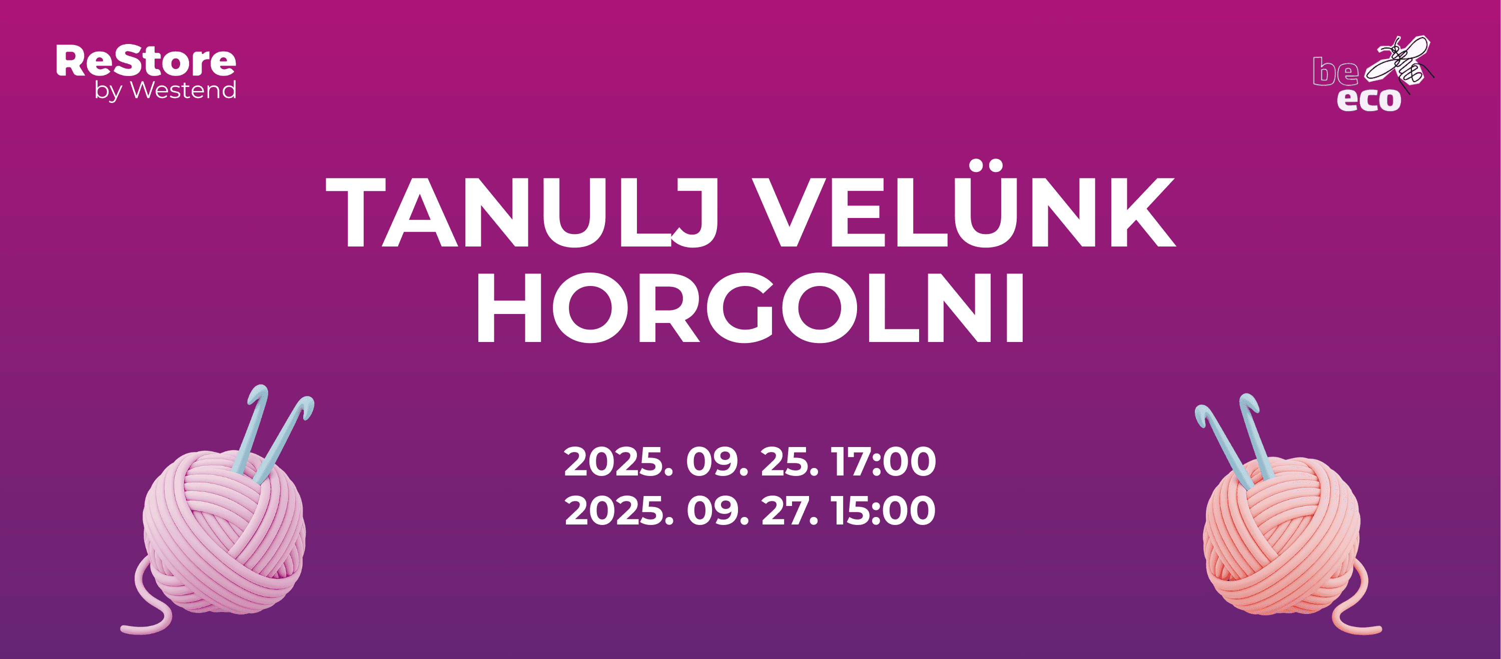 Tanulj velünk horgolni!