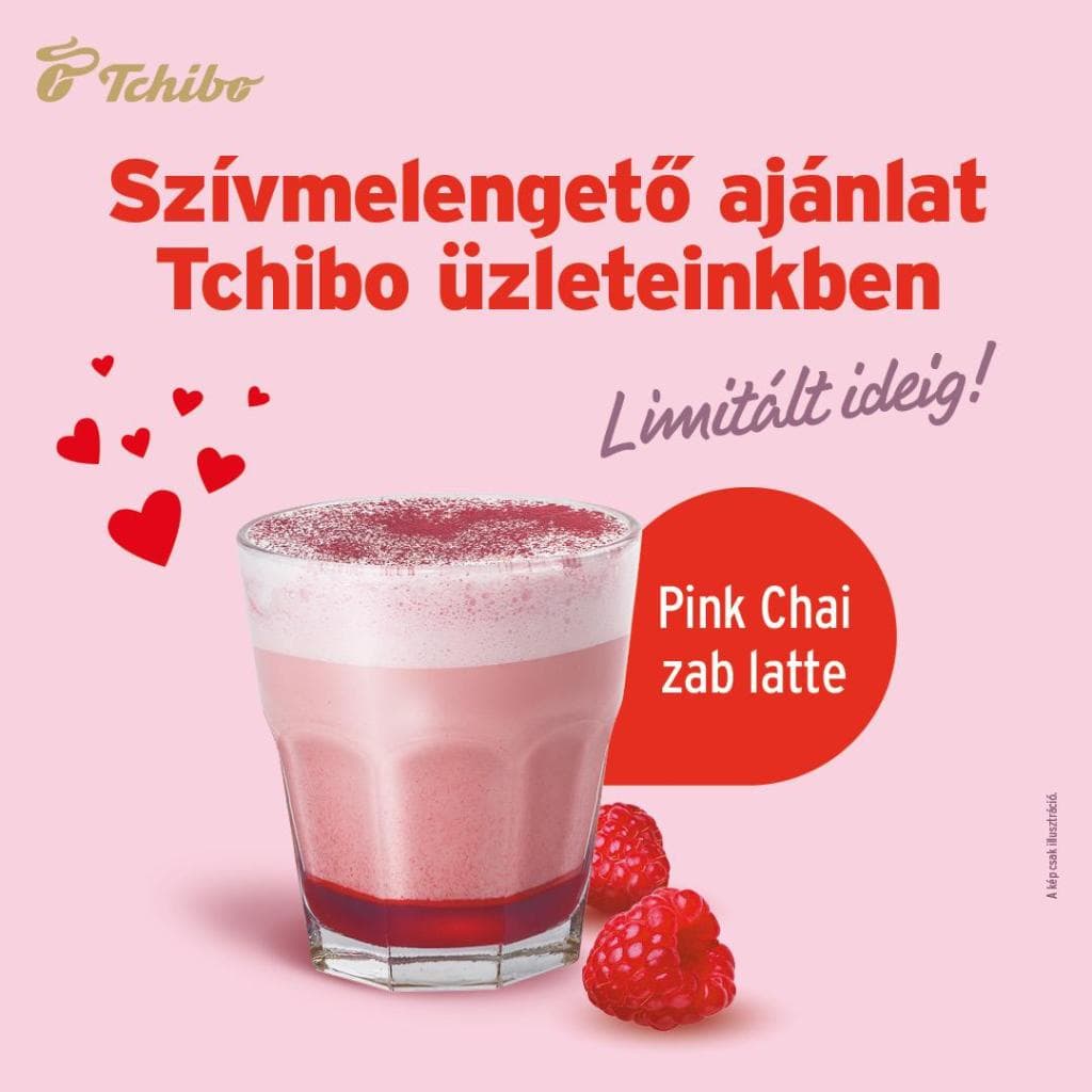 Új kávébári italunk: Pink Chai zab latte
