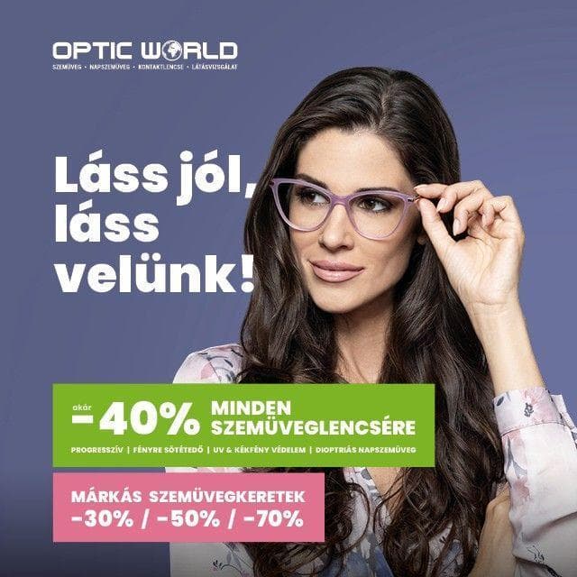 Láss jól, láss velünk! Akár -40% minden szemüveglencsére!