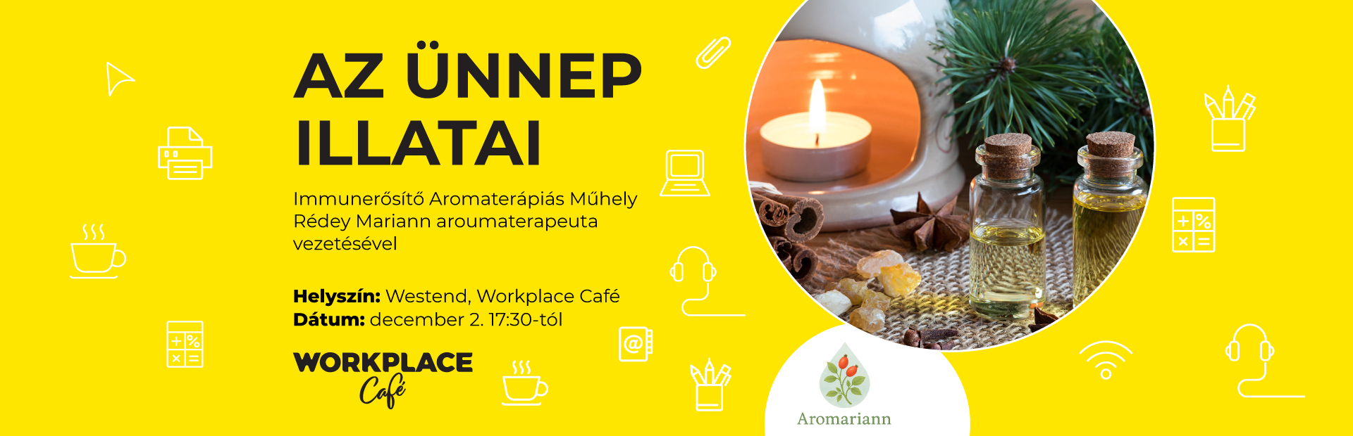 Az ünnep illatai - aromaterápiás workshop